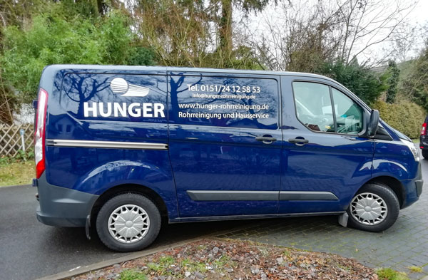 Einsatzfahrzeug von Hunger Rohrreinigung aus Falkensee